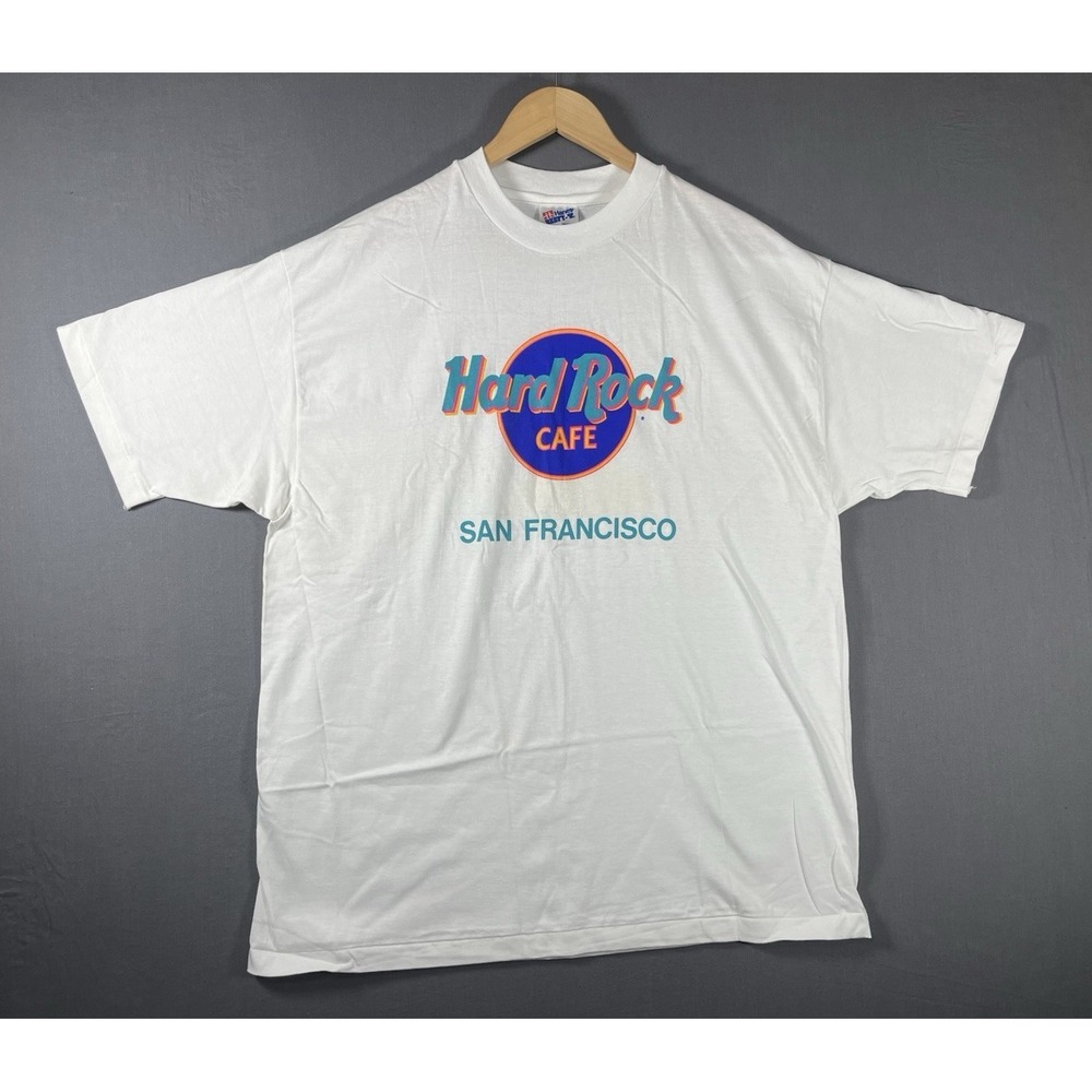 vintage 90s single stitch Hard Rock Cafe San Francisco CA T-Shirt USA sz XL